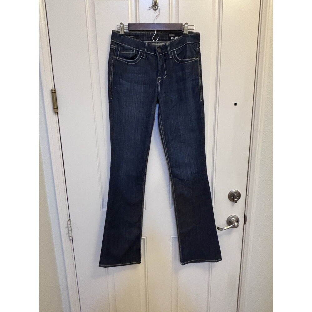 William Rast Jeans Womens  28 Blue boot Denim Western Low Rise stretch EUC